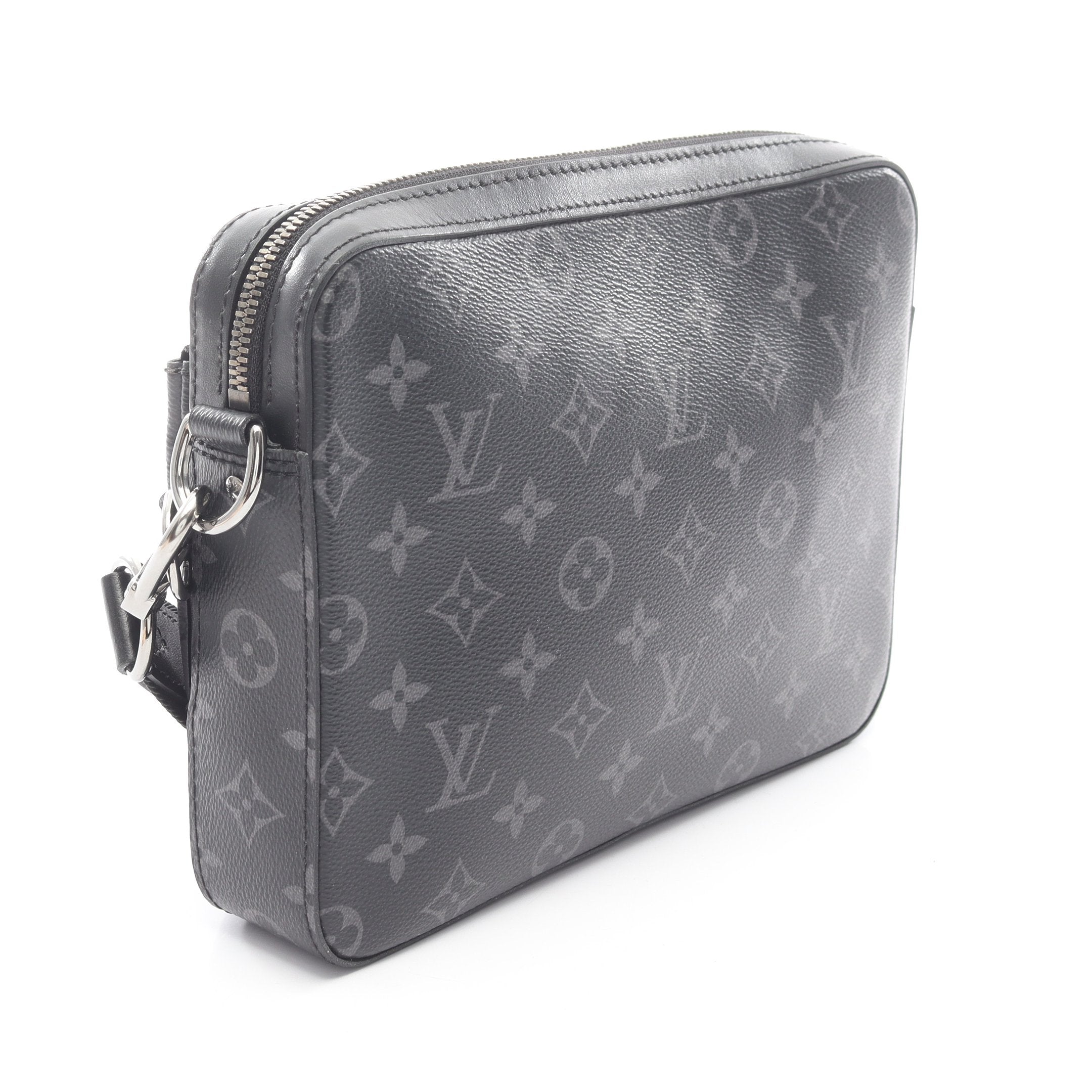 トリオ メッセンジャー モノグラム エクリプス ショルダーバッグ PVC