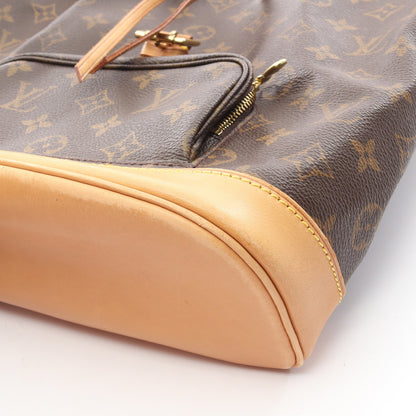 モンスリMM モノグラム バックパック リュックサック PVC レザー ブラウン ルイヴィトン バッグ LOUIS VUITTON