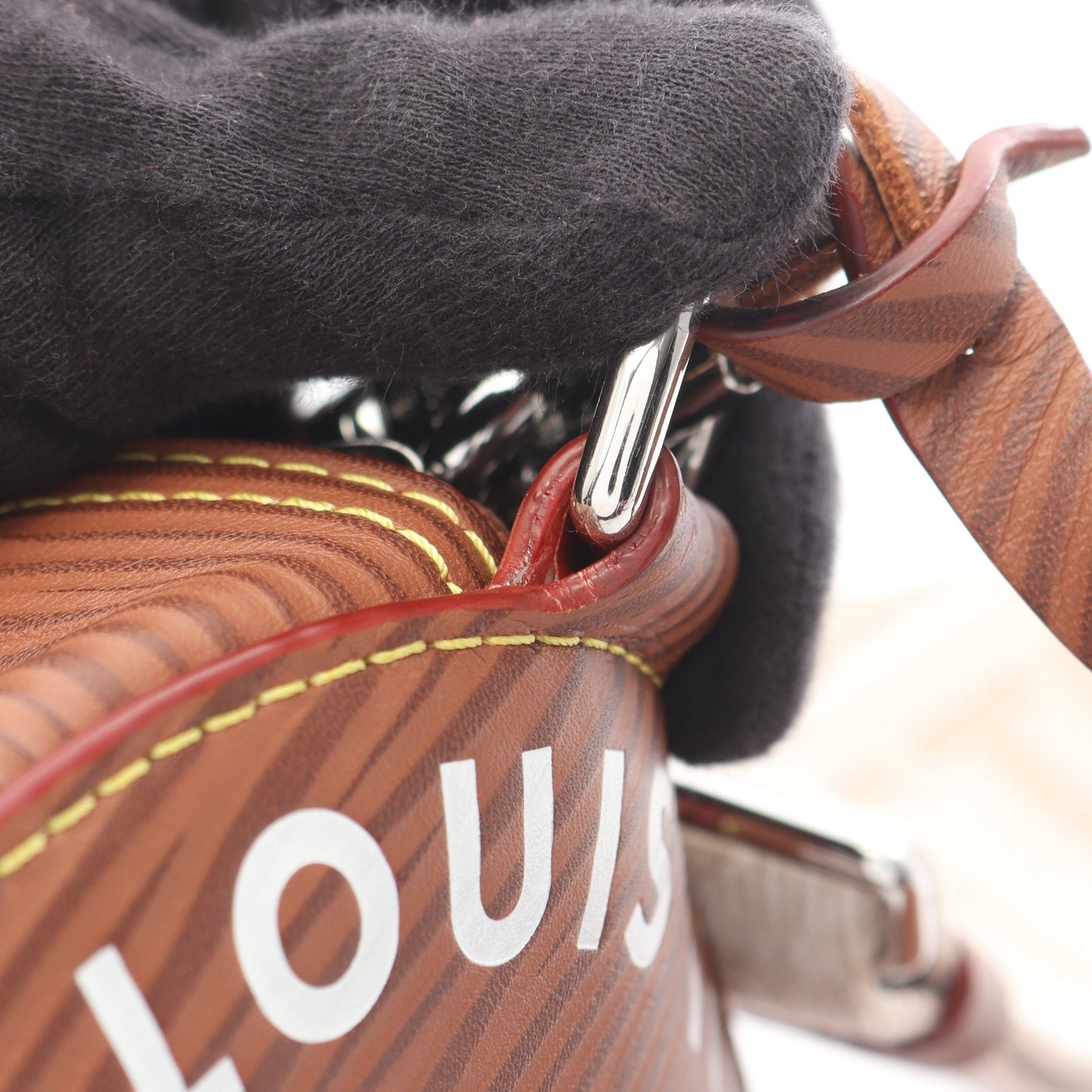ソフトポロション エピXL ハンドバッグ レザー ブラウン 2WAY ルイヴィトン バッグ LOUIS VUITTON