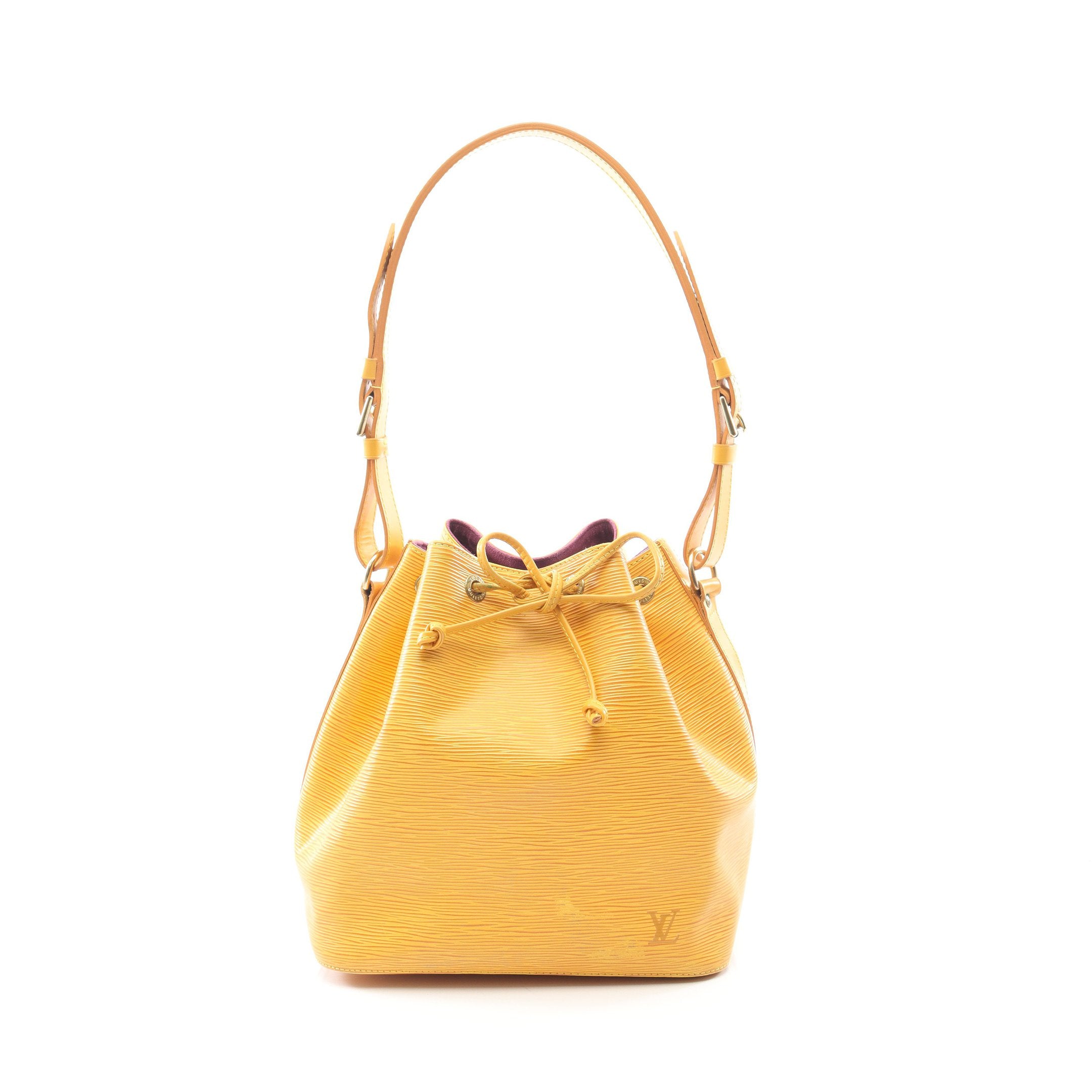 プチノエ エピ タッシリイエロー ショルダーバッグ レザー イエロー