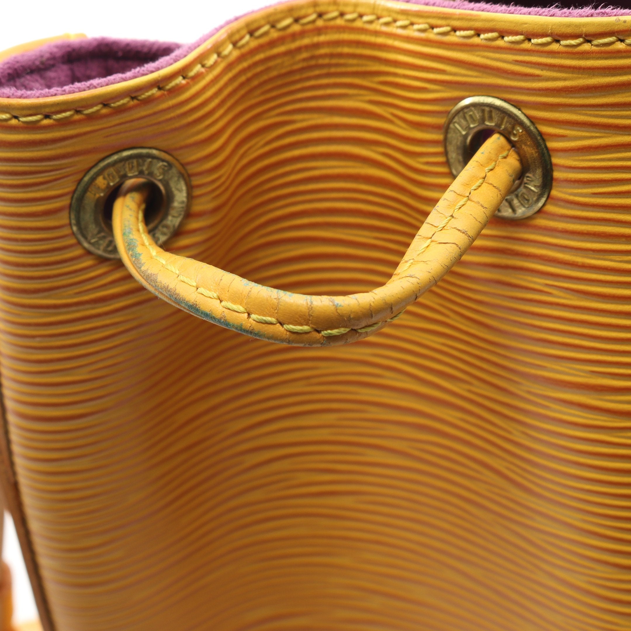 プチノエ エピ タッシリイエロー ショルダーバッグ レザー イエロー