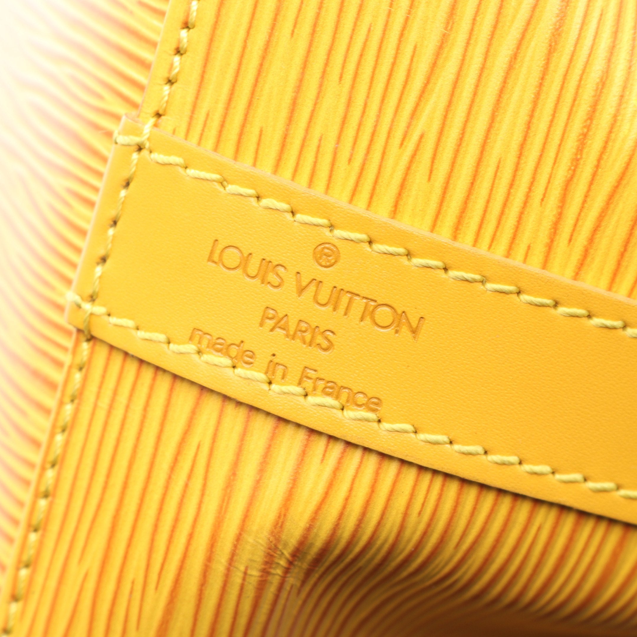 プチノエ エピ タッシリイエロー ショルダーバッグ レザー イエロー