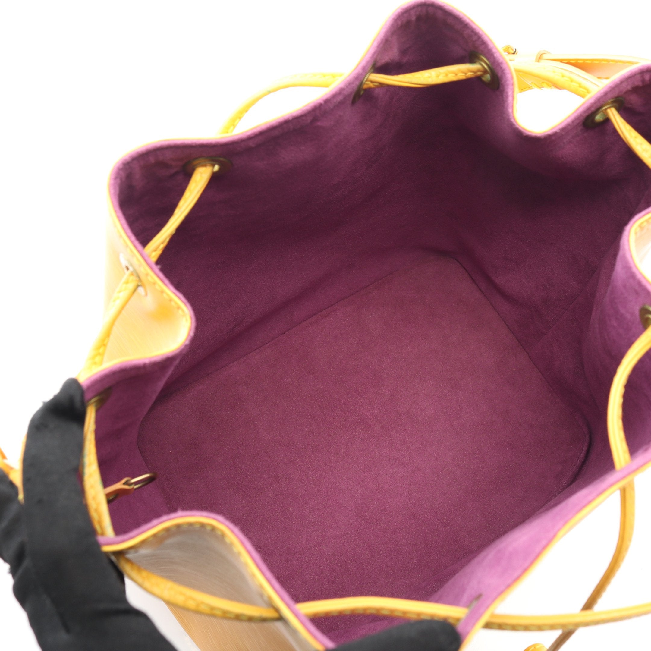 プチノエ エピ タッシリイエロー ショルダーバッグ レザー イエロー