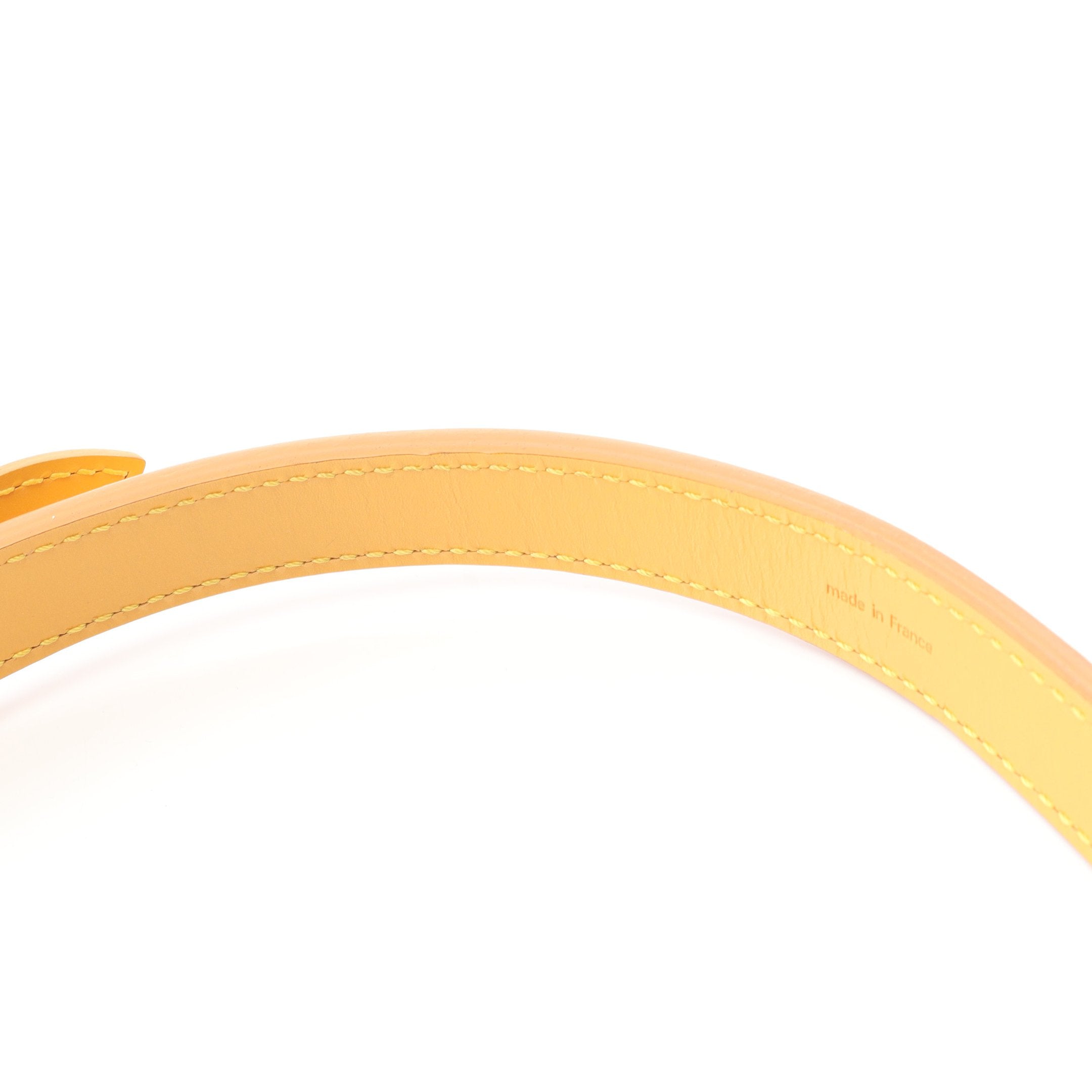 プチノエ エピ タッシリイエロー ショルダーバッグ レザー イエロー