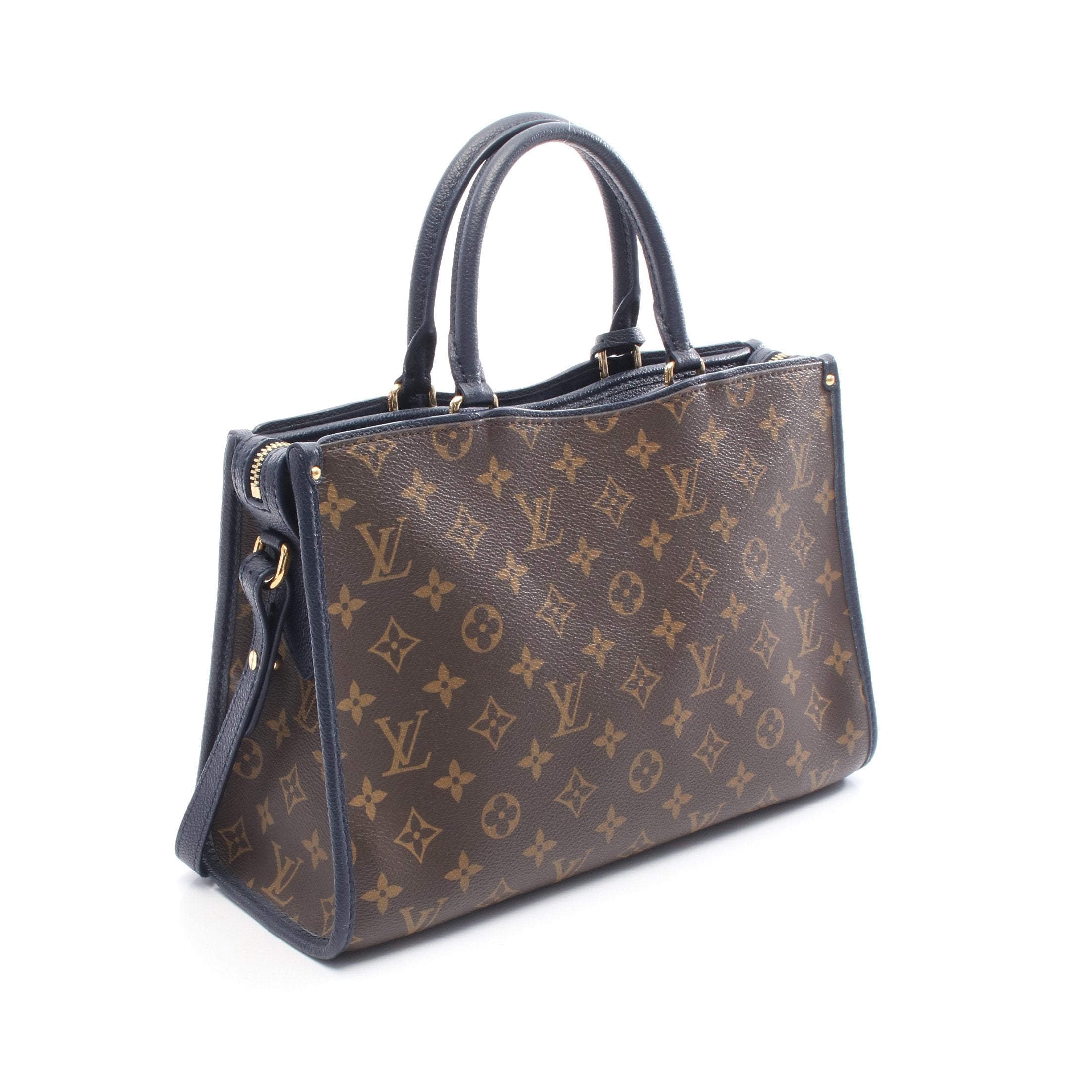 ポパンクールPM モノグラム マリーヌ ハンドバッグ PVC レザー