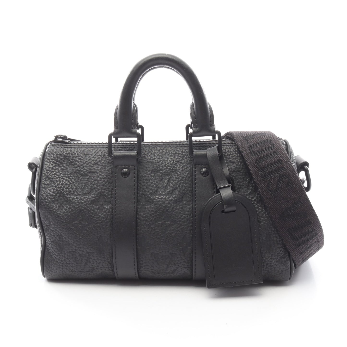 キーポル バンドリエール25 トリヨンモノグラム ノワール ハンドバッグ レザー ブラック 2WAY ルイヴィトン バッグ LOUIS VUITTON