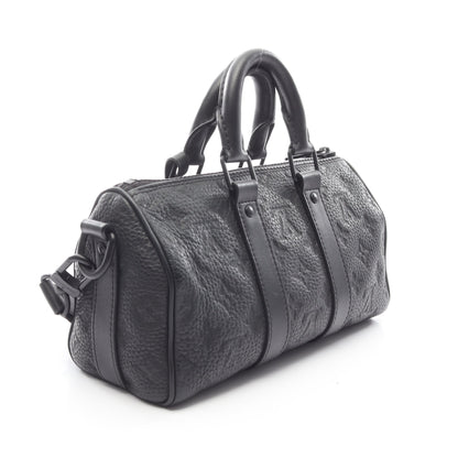 キーポル バンドリエール25 トリヨンモノグラム ノワール ハンドバッグ レザー ブラック 2WAY ルイヴィトン バッグ LOUIS VUITTON