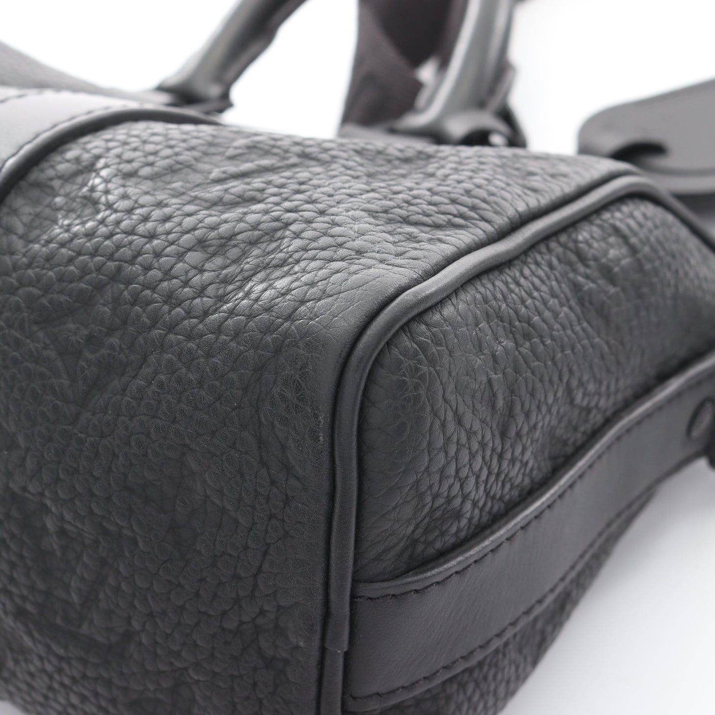 キーポル バンドリエール25 トリヨンモノグラム ノワール ハンドバッグ レザー ブラック 2WAY ルイヴィトン バッグ LOUIS VUITTON