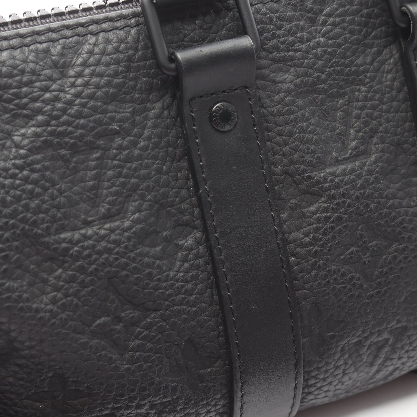 キーポル バンドリエール25 トリヨンモノグラム ノワール ハンドバッグ レザー ブラック 2WAY ルイヴィトン バッグ LOUIS VUITTON