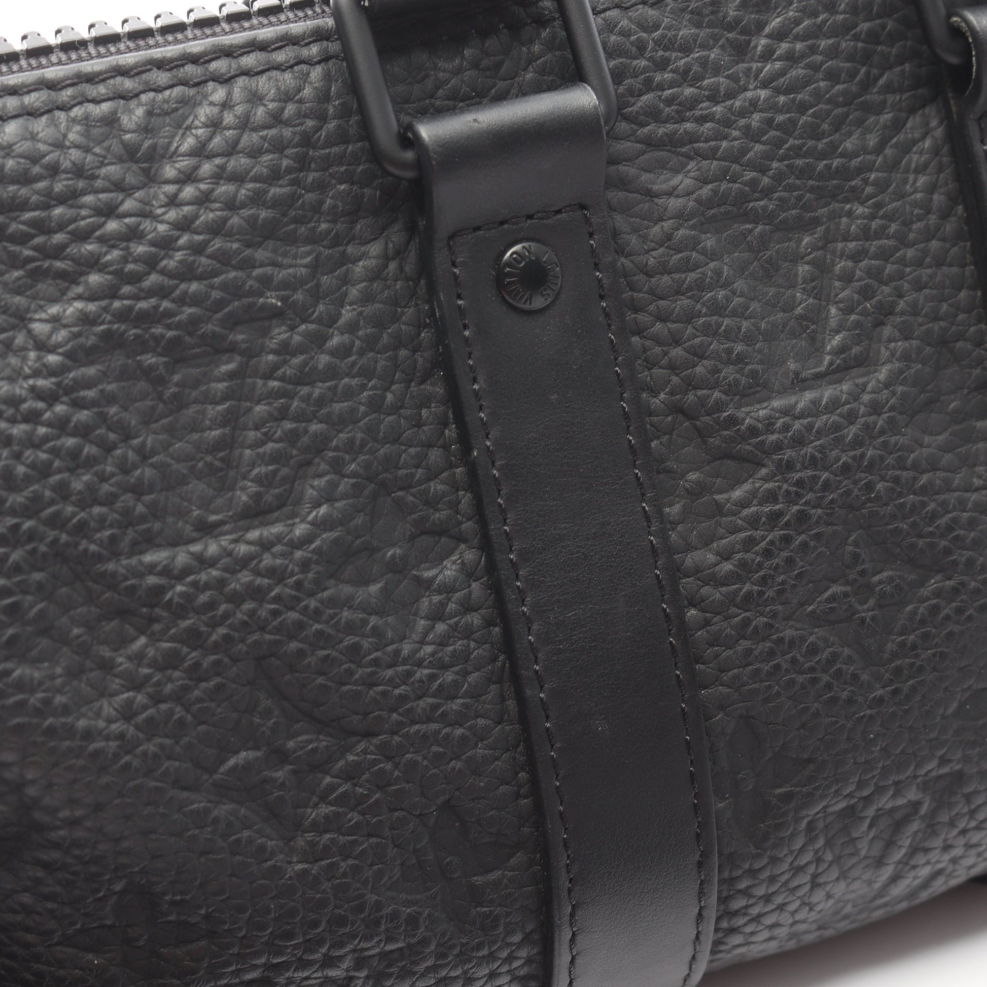 キーポル バンドリエール25 トリヨンモノグラム ノワール ハンドバッグ レザー ブラック 2WAY ルイヴィトン バッグ LOUIS VUITTON