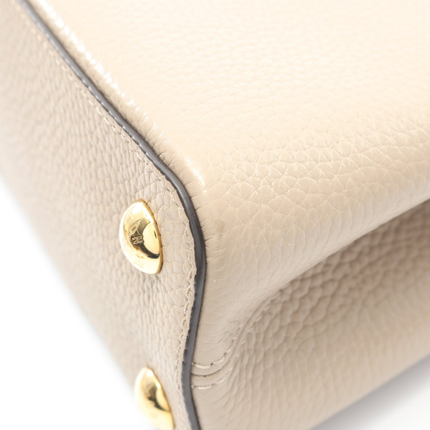 カプシーヌBB ガレ ハンドバッグ トリヨンレザー グレーベージュ 2WAY ルイヴィトン バッグ LOUIS VUITTON