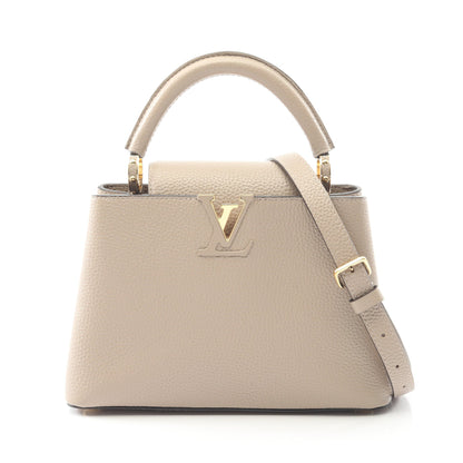 カプシーヌBB ガレ ハンドバッグ トリヨンレザー グレーベージュ 2WAY ルイヴィトン バッグ LOUIS VUITTON