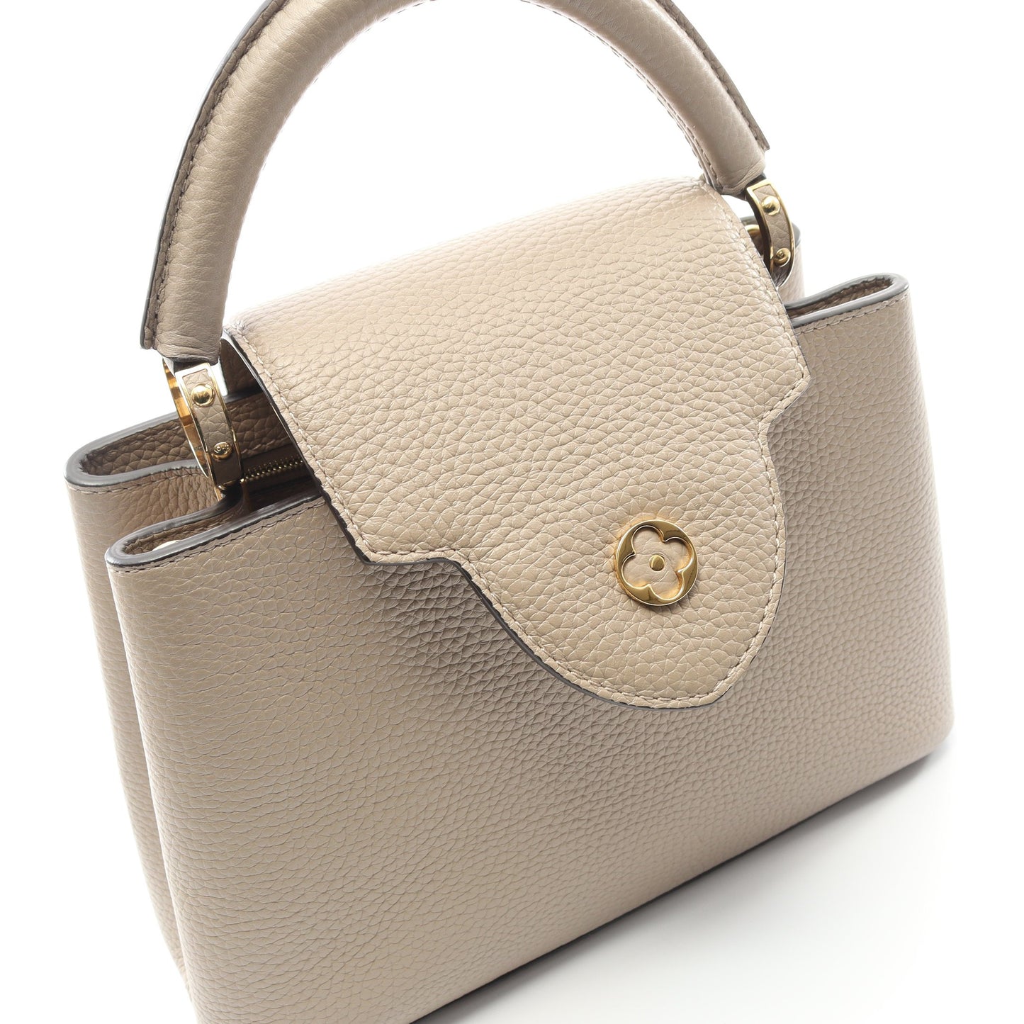 カプシーヌBB ガレ ハンドバッグ トリヨンレザー グレーベージュ 2WAY ルイヴィトン バッグ LOUIS VUITTON