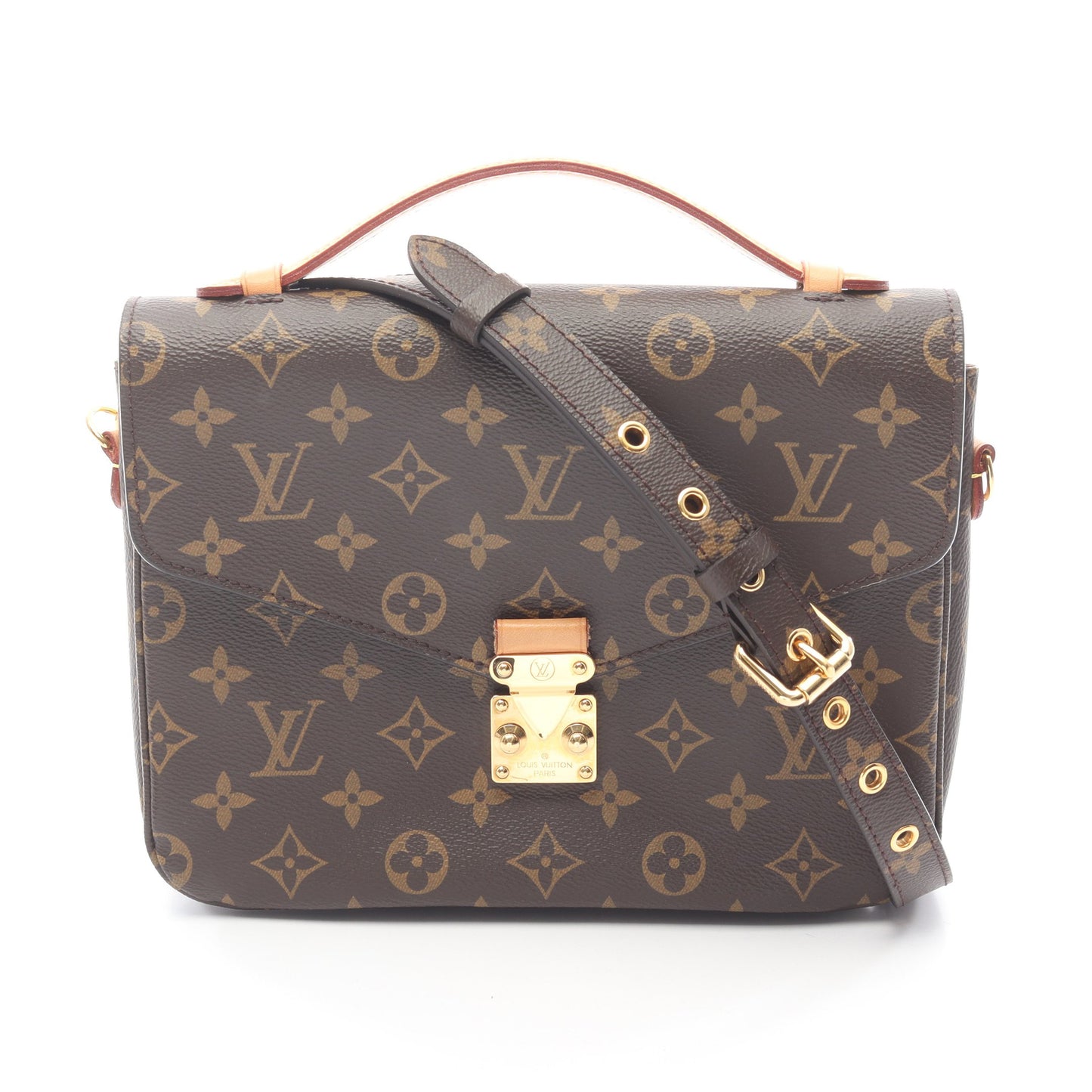 ポシェット メティス MM モノグラム ハンドバッグ PVC レザー ブラウン 2WAY ルイヴィトン バッグ LOUIS VUITTON