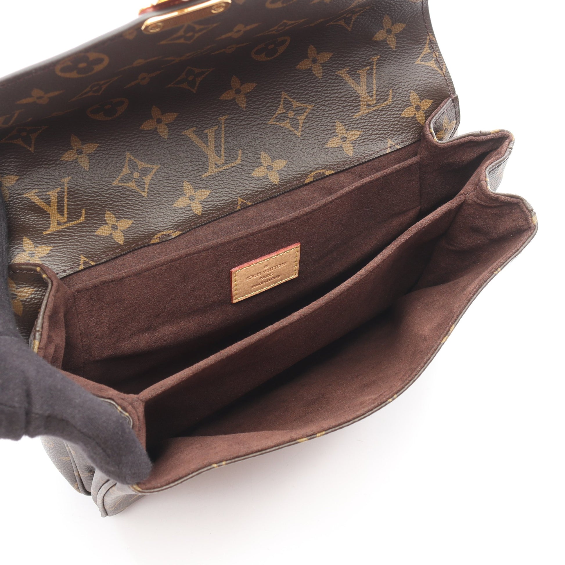 ポシェット メティス MM モノグラム ハンドバッグ PVC レザー ブラウン 2WAY ルイヴィトン バッグ LOUIS VUITTON