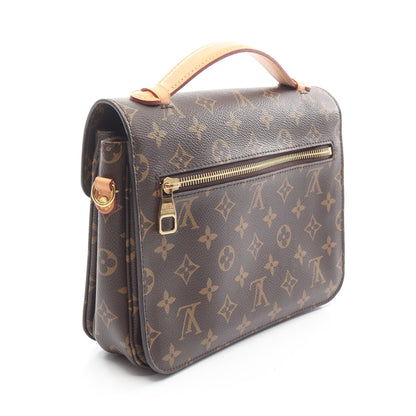 ポシェット メティス MM モノグラム ハンドバッグ PVC レザー ブラウン 2WAY ルイヴィトン バッグ LOUIS VUITTON