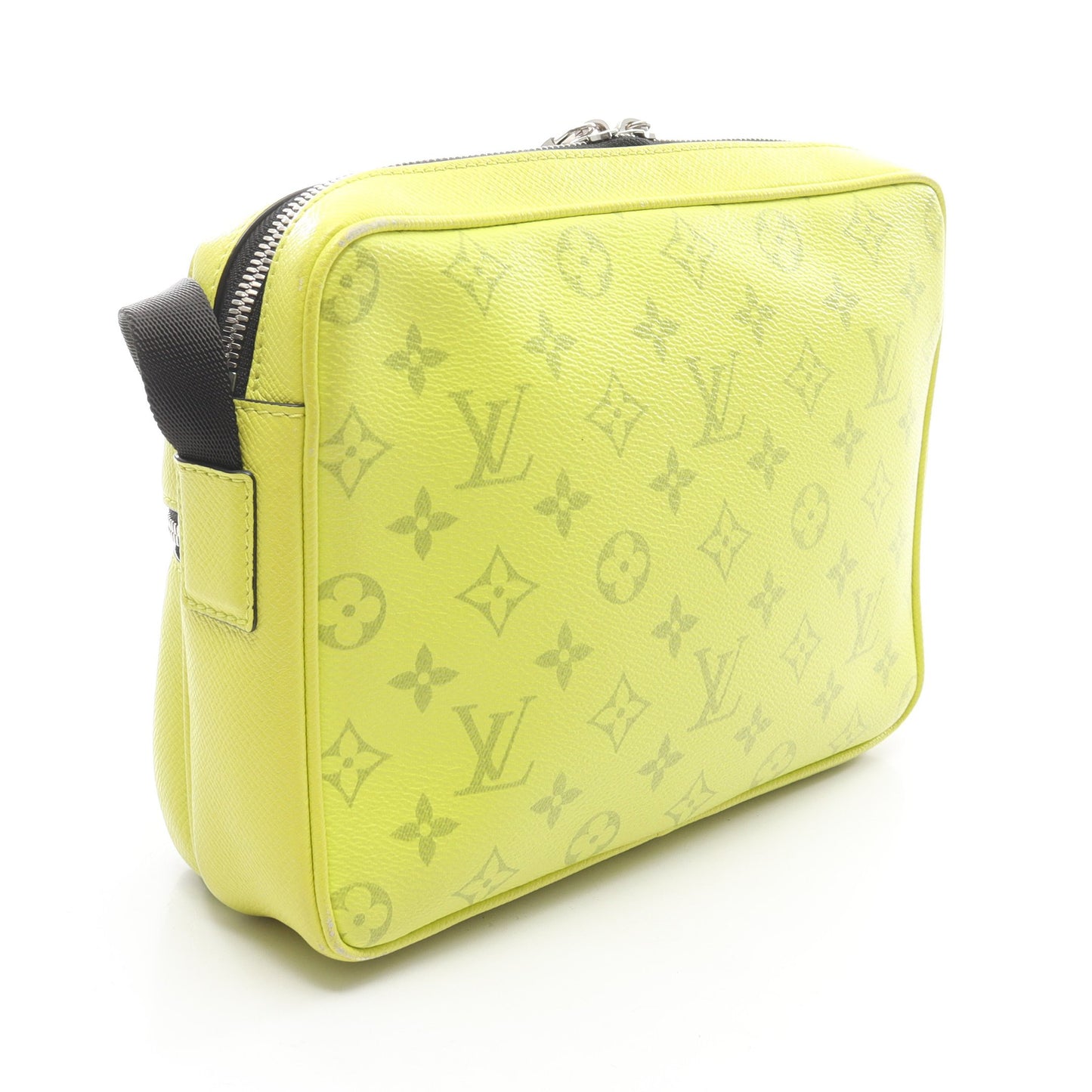 アウトドア メッセンジャー PM タイガラマ ジョーヌ ショルダーバッグ PVC レザー イエロー ルイヴィトン バッグ LOUIS VUITTON