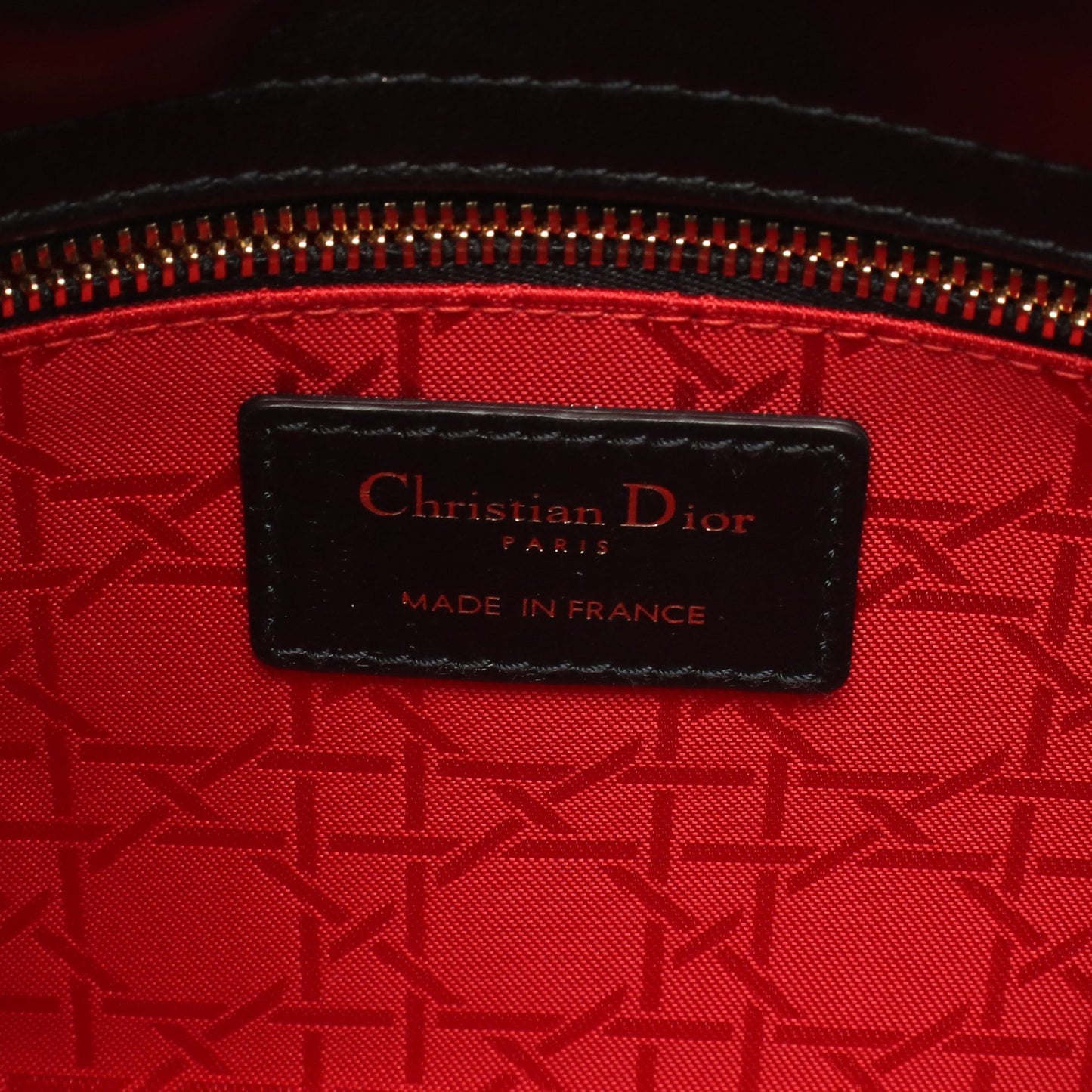 レディディオール スモール カナージュ ハンドバッグ レザー ブラック 2WAY クリスチャンディオール バッグ Christian Dior