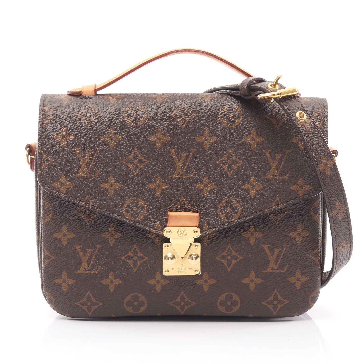 ポシェット メティス MM モノグラム ハンドバッグ PVC レザー ブラウン 2WAY ルイヴィトン バッグ LOUIS VUITTON