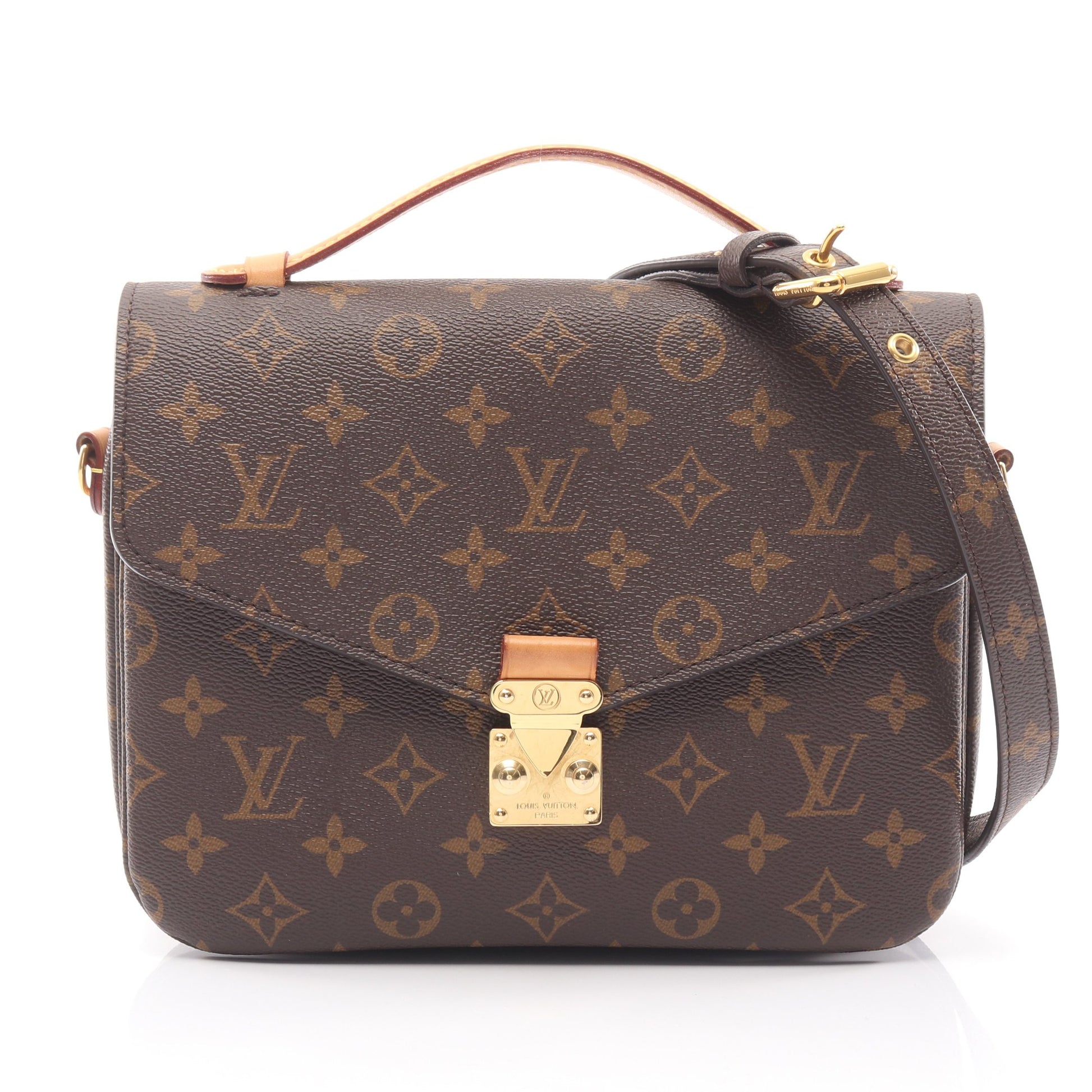 ポシェット メティス MM モノグラム ハンドバッグ PVC レザー ブラウン 2WAY ルイヴィトン バッグ LOUIS VUITTON