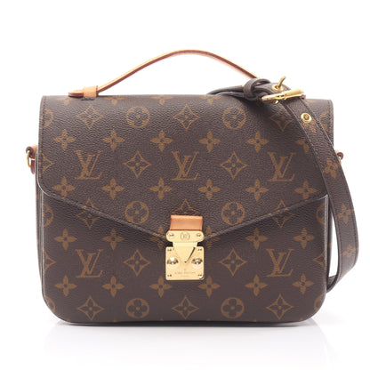 ポシェット メティス MM モノグラム ハンドバッグ PVC レザー ブラウン 2WAY ルイヴィトン バッグ LOUIS VUITTON