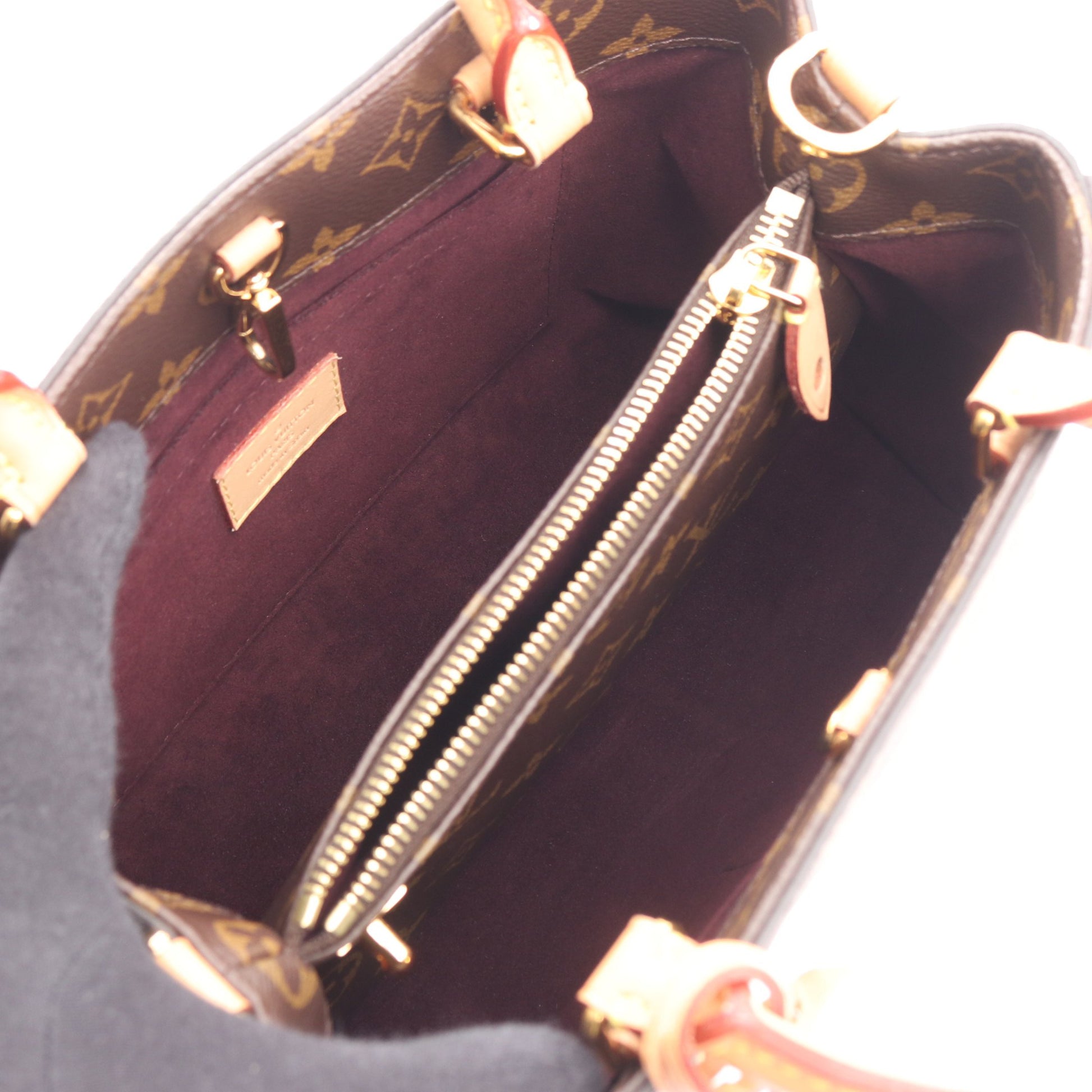 モンテーニュBB モノグラム ハンドバッグ PVC レザー ブラウン 2WAY ルイヴィトン バッグ LOUIS VUITTON