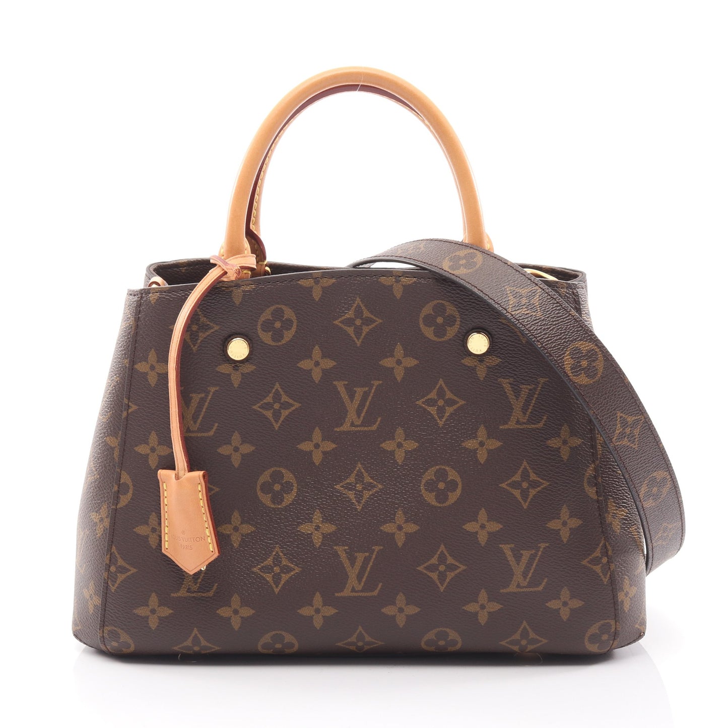 モンテーニュBB モノグラム ハンドバッグ PVC レザー ブラウン 2WAY ルイヴィトン バッグ LOUIS VUITTON