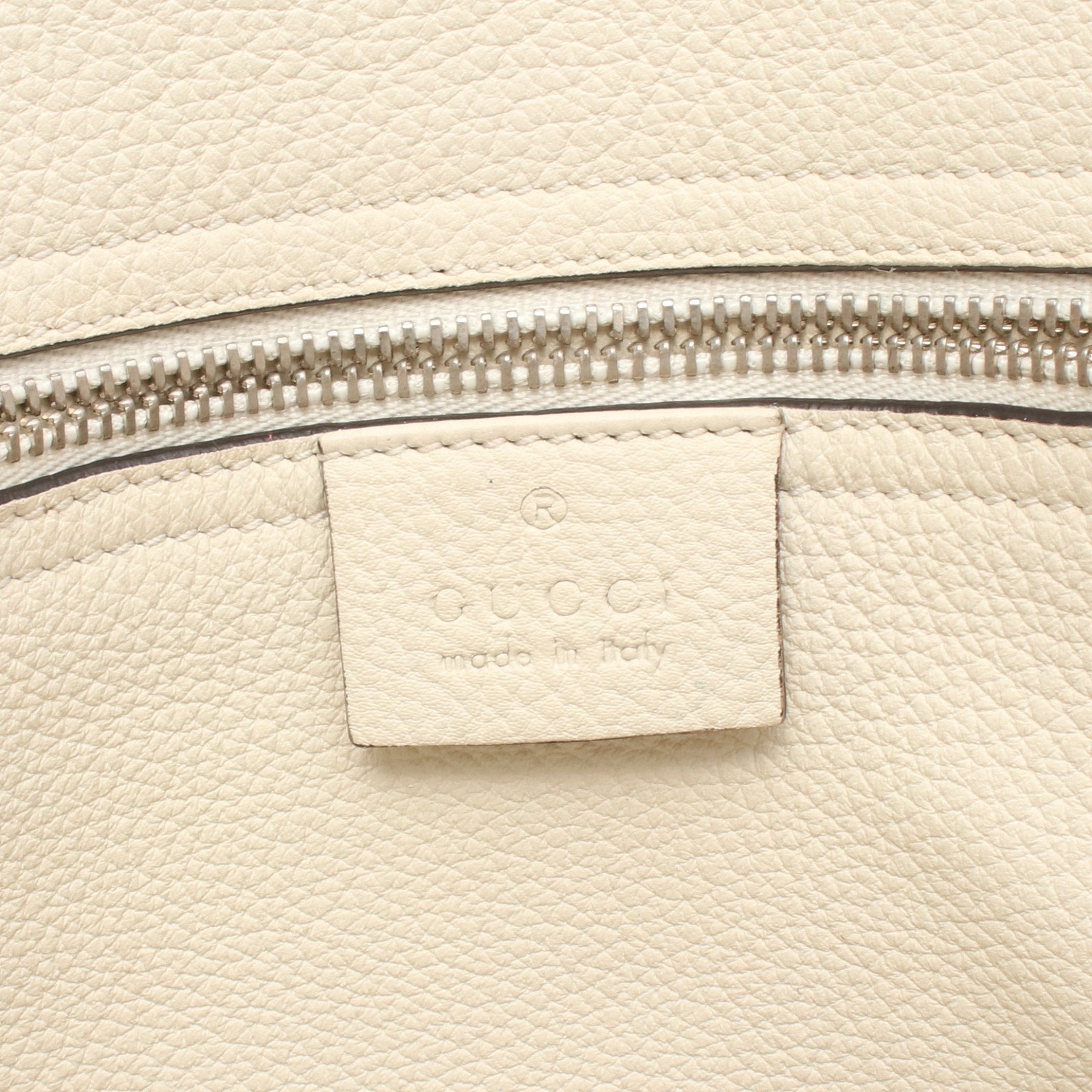 ニュージャッキー ショルダーバッグ レザー オフホワイト 2WAY グッチ