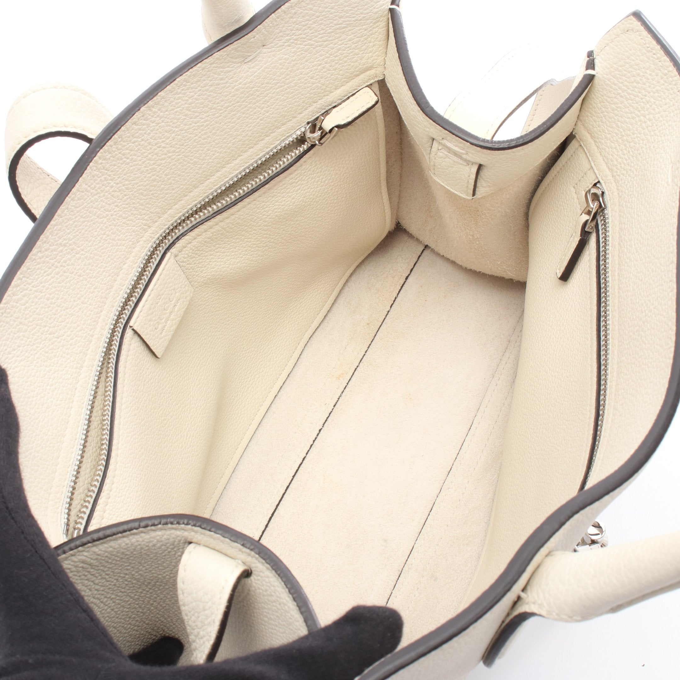 ニュージャッキー ショルダーバッグ レザー オフホワイト 2WAY グッチ