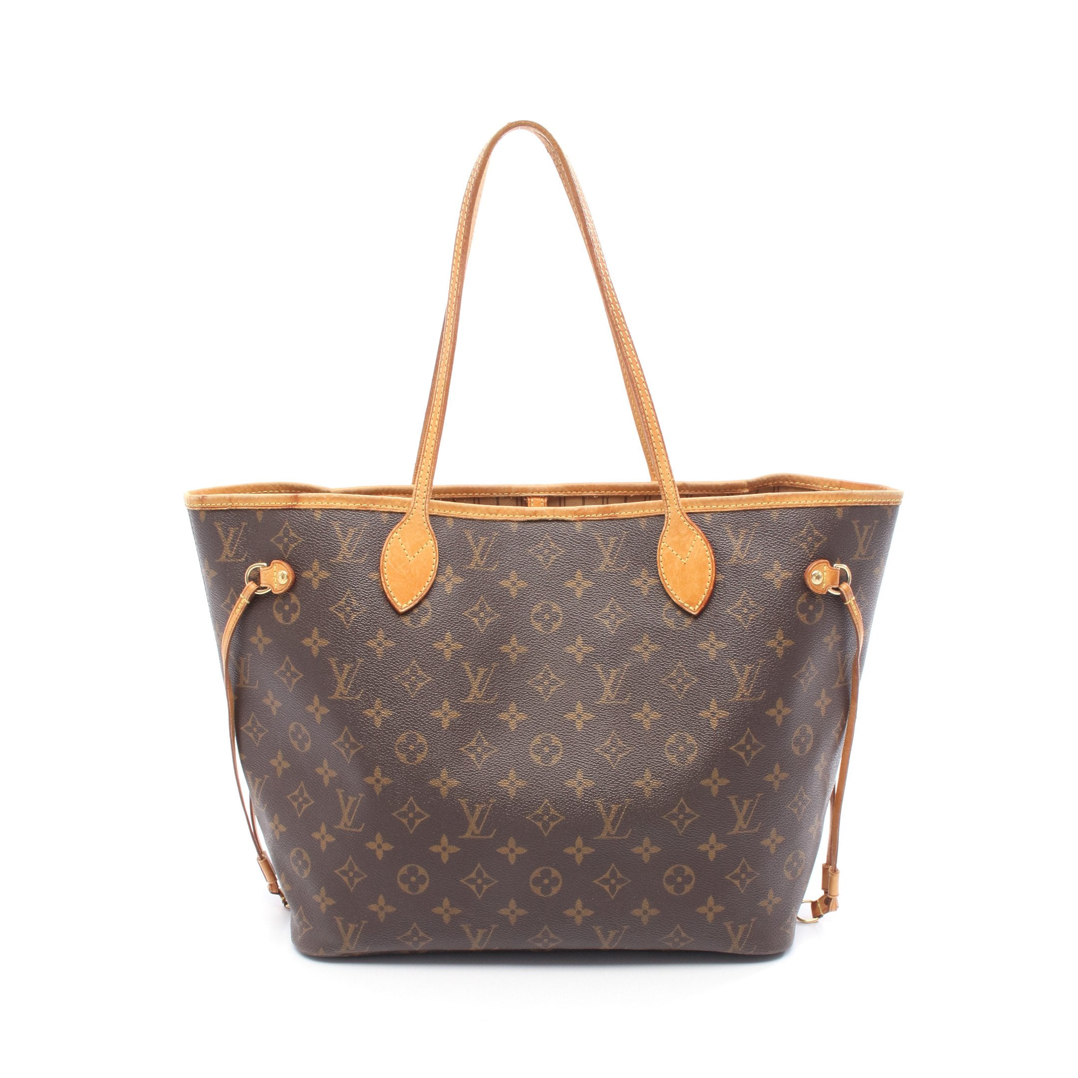 ネヴァーフルMM モノグラム ショルダーバッグ トートバッグ PVC レザー