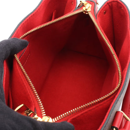 スフロ NV BB モノグラム スリーズ ハンドバッグ PVC レザー ブラウン レッド 2WAY ルイヴィトン バッグ LOUIS VUITTON