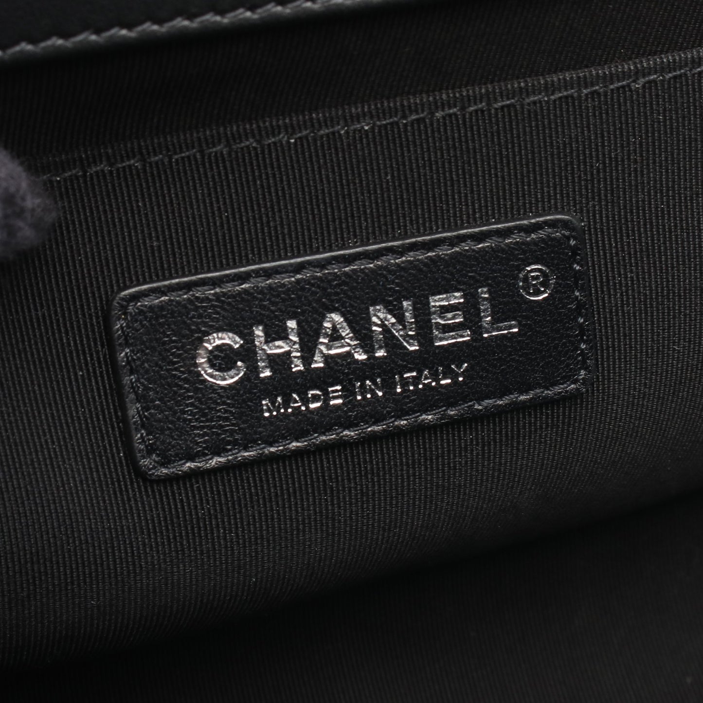 ボーイシャネル チェーンショルダーバッグ レザー ブラック シルバー金具 シャネル バッグ CHANEL