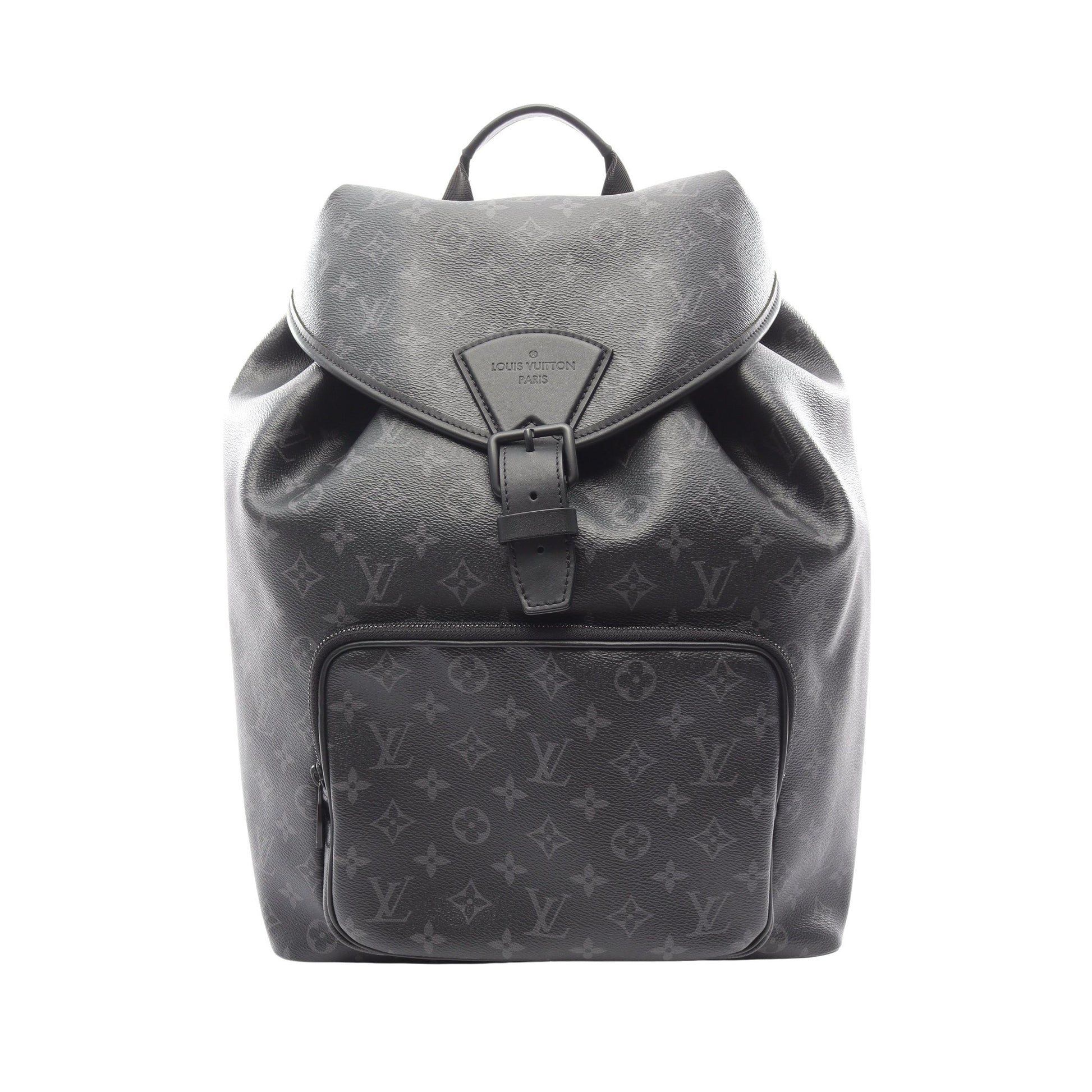 モンスリ モノグラムエクリプス バックパック リュックサック PVC レザー ブラック ルイヴィトン バッグ LOUIS VUITTON