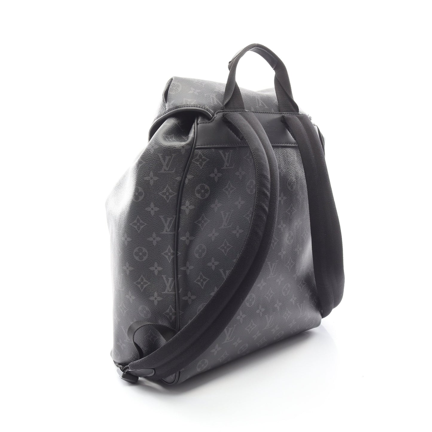 モンスリ モノグラムエクリプス バックパック リュックサック PVC レザー ブラック ルイヴィトン バッグ LOUIS VUITTON