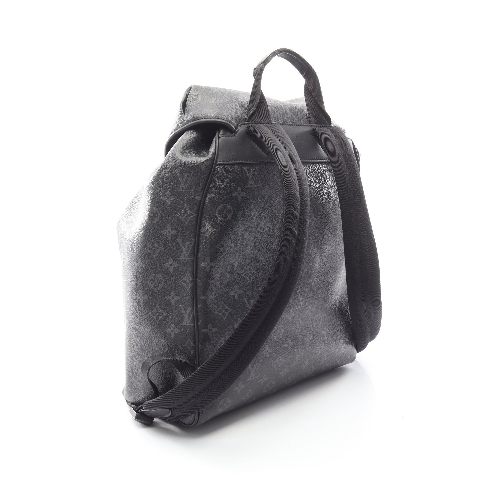 モンスリ モノグラムエクリプス バックパック リュックサック PVC レザー ブラック ルイヴィトン バッグ LOUIS VUITTON