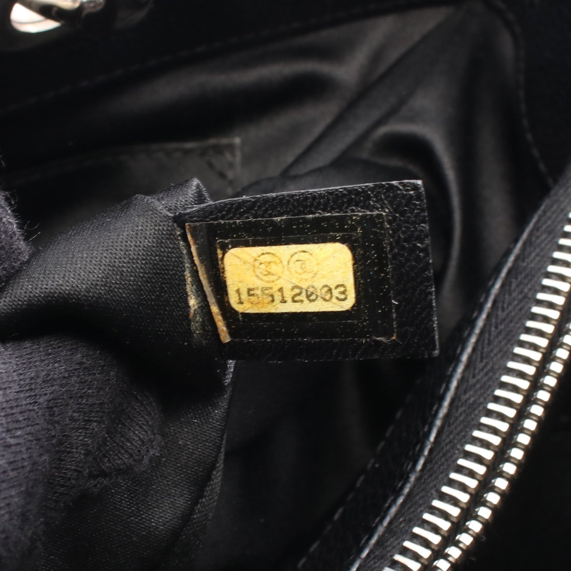 マトラッセ グランドショッピング GST チェーンショルダーバッグ チェーントートバッグ キャビアスキン ブラック シルバー金具 シャネル バッグ CHANEL