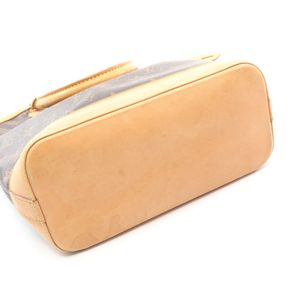 ロックイット モノグラム ハンドバッグ PVC レザー ブラウン ルイヴィトン バッグ LOUIS VUITTON
