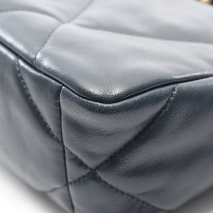 19 ディズヌフ マトラッセ チェーンショルダーバッグ ラムスキン ネイビー コンビ金具 2WAY シャネル バッグ CHANEL
