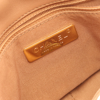 19 ディズヌフ マトラッセ チェーンショルダーバッグ ラムスキン ベージュ コンビ金具 2WAY シャネル バッグ CHANEL