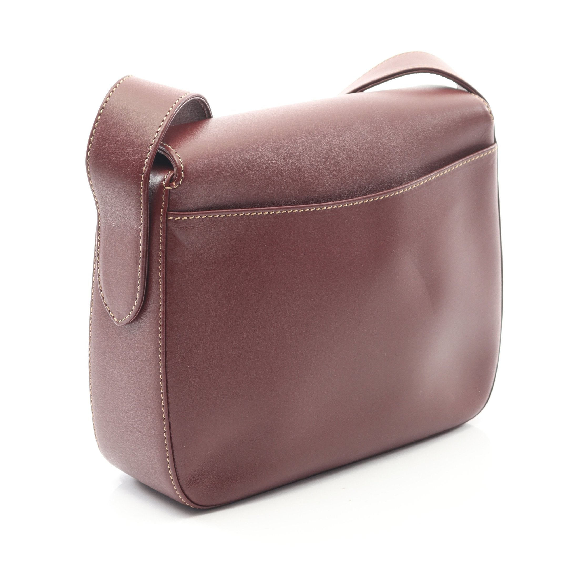 マストライン ショルダーバッグ レザー ボルドー カルティエ – RECLO マストライン ショルダーバッグ レザー ボルドー カルティエ – RECLO