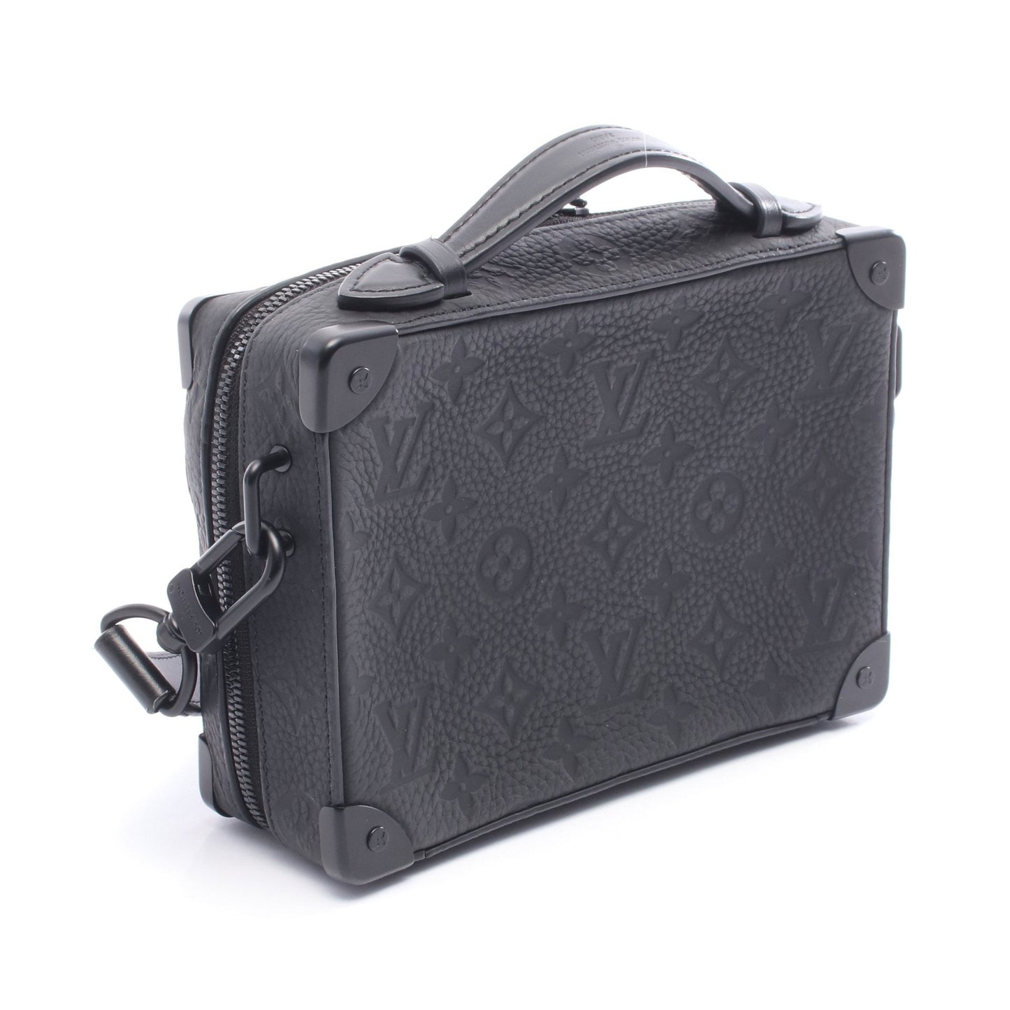 ハンドル ソフトトランク モノグラムトリヨン ショルダーバッグ レザー ブラック ルイヴィトン バッグ LOUIS VUITTON