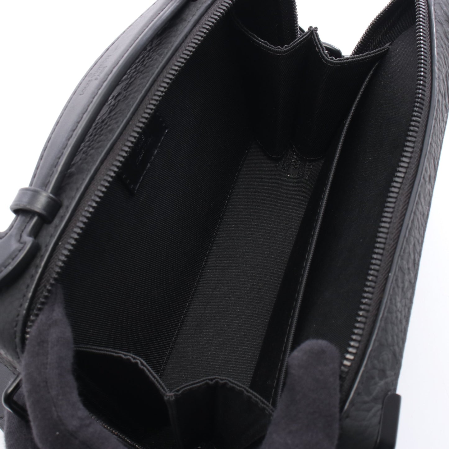 ハンドル ソフトトランク モノグラムトリヨン ショルダーバッグ レザー ブラック ルイヴィトン バッグ LOUIS VUITTON