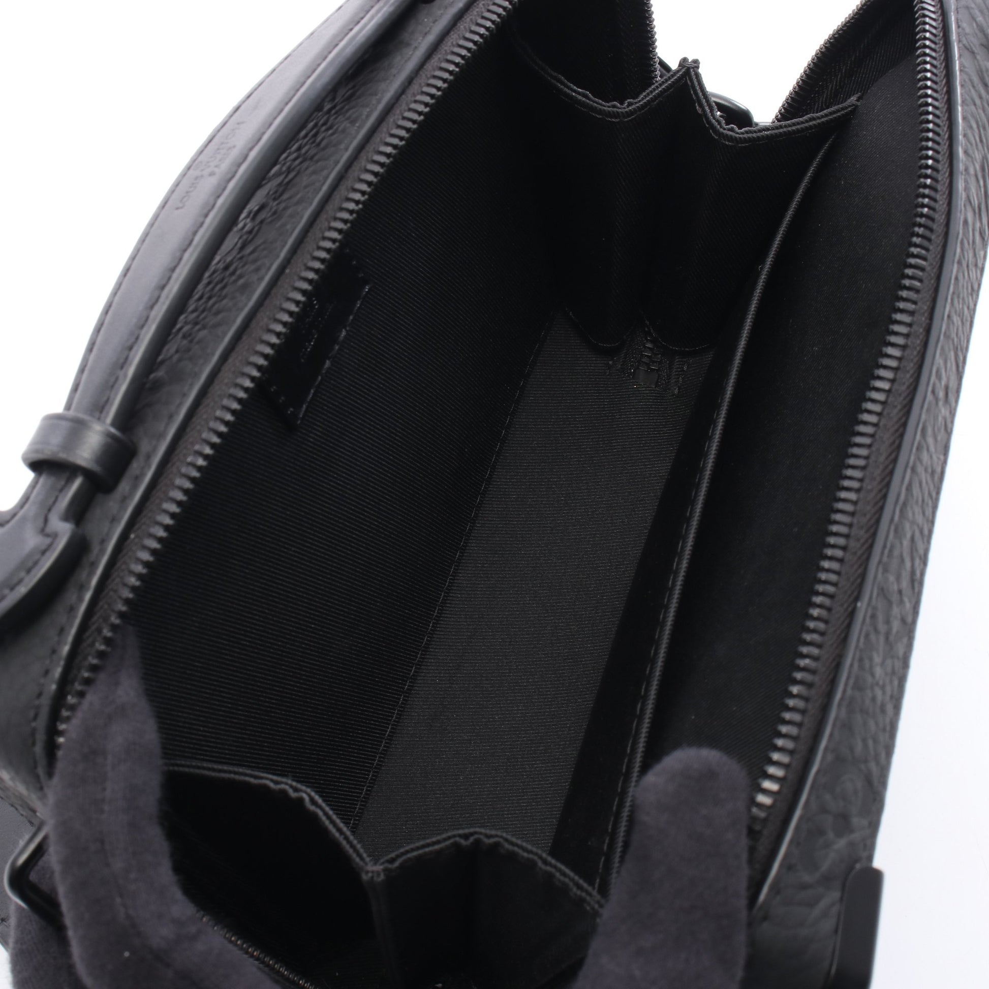 ハンドル ソフトトランク モノグラムトリヨン ショルダーバッグ レザー ブラック ルイヴィトン バッグ LOUIS VUITTON