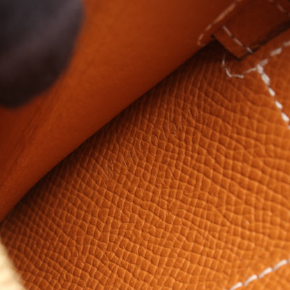 ケリートゥーゴー トフィ ショルダーウォレット ヴォーエプソン ブラウン ゴールド金具 W刻印 エルメス バッグ HERMES
