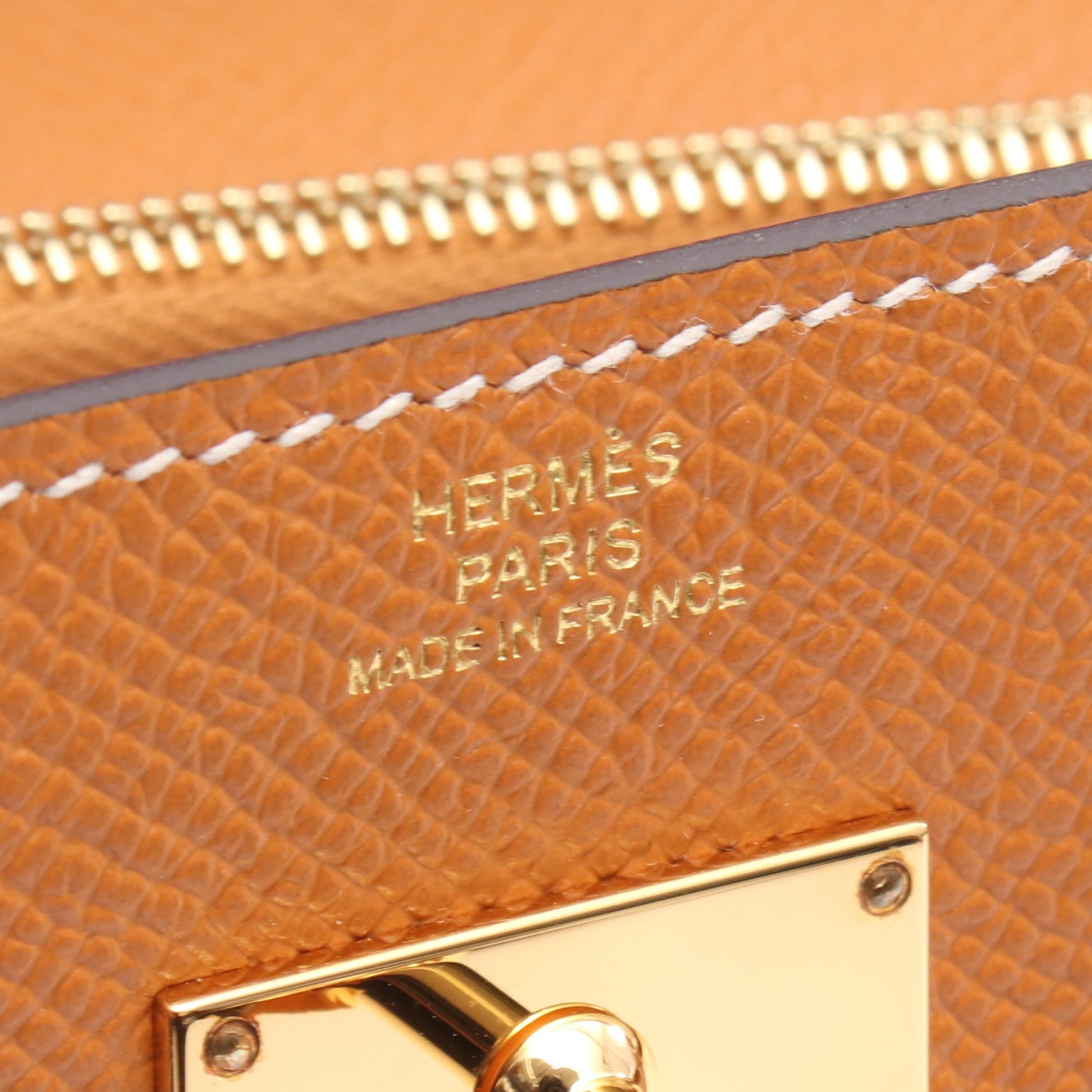ケリートゥーゴー トフィ ショルダーウォレット ヴォーエプソン ブラウン ゴールド金具 W刻印 エルメス バッグ HERMES
