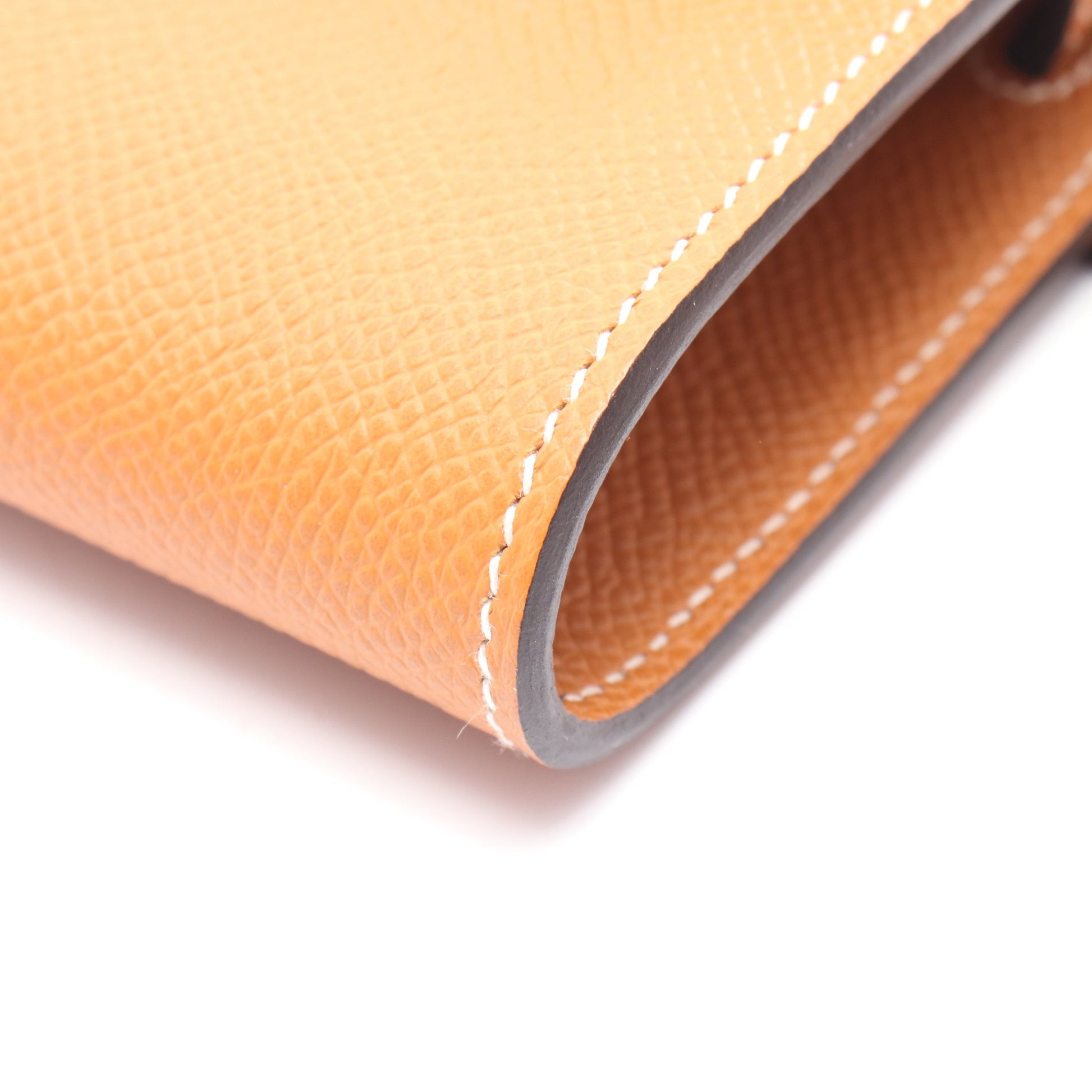 ケリートゥーゴー トフィ ショルダーウォレット ヴォーエプソン ブラウン ゴールド金具 W刻印 エルメス バッグ HERMES