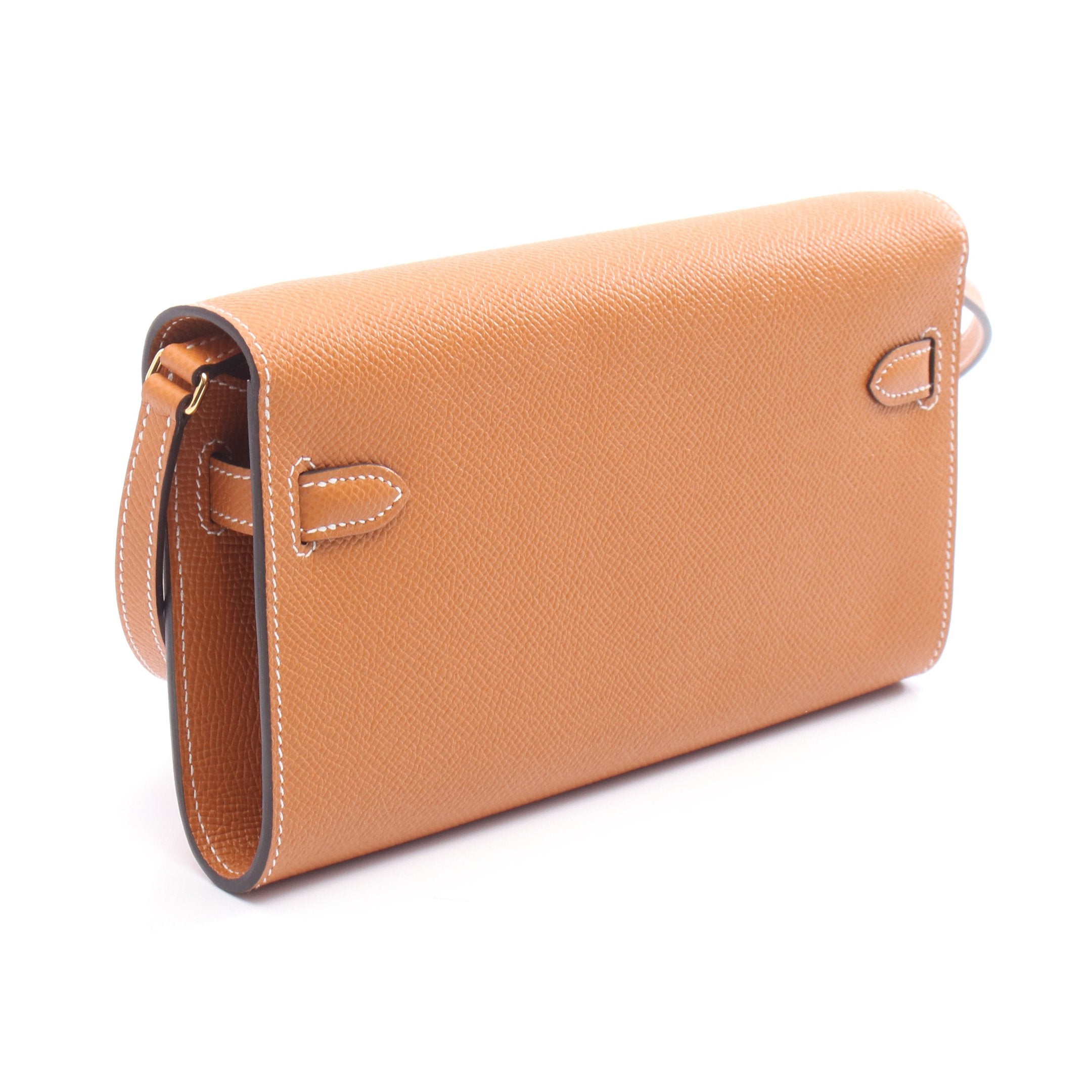 HERMES エルメス  ウェイ ショルダーバッグ - ヴォーエプソン   ブラウン系 シルバー金具  スマホケース ポシェット U刻印 【本物保証】 HERMES（エルメス） 新品未使用展示品 ウェイ ショルダーバッグ ヴォー