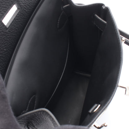 ケリーアッカドPM ボディバッグ トゴ ブラック シルバー金具 B刻印 エルメス バッグ HERMES