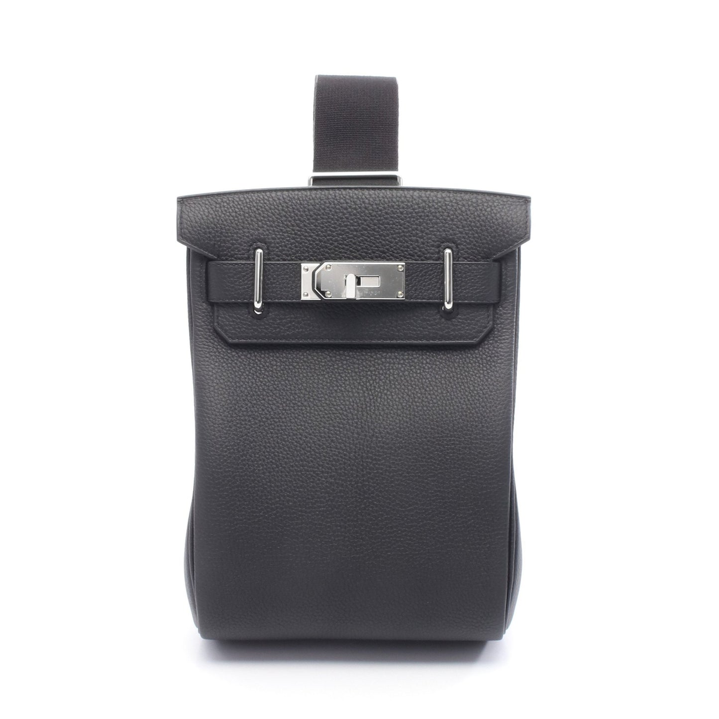 ケリーアッカドPM ボディバッグ トゴ ブラック シルバー金具 B刻印 エルメス バッグ HERMES