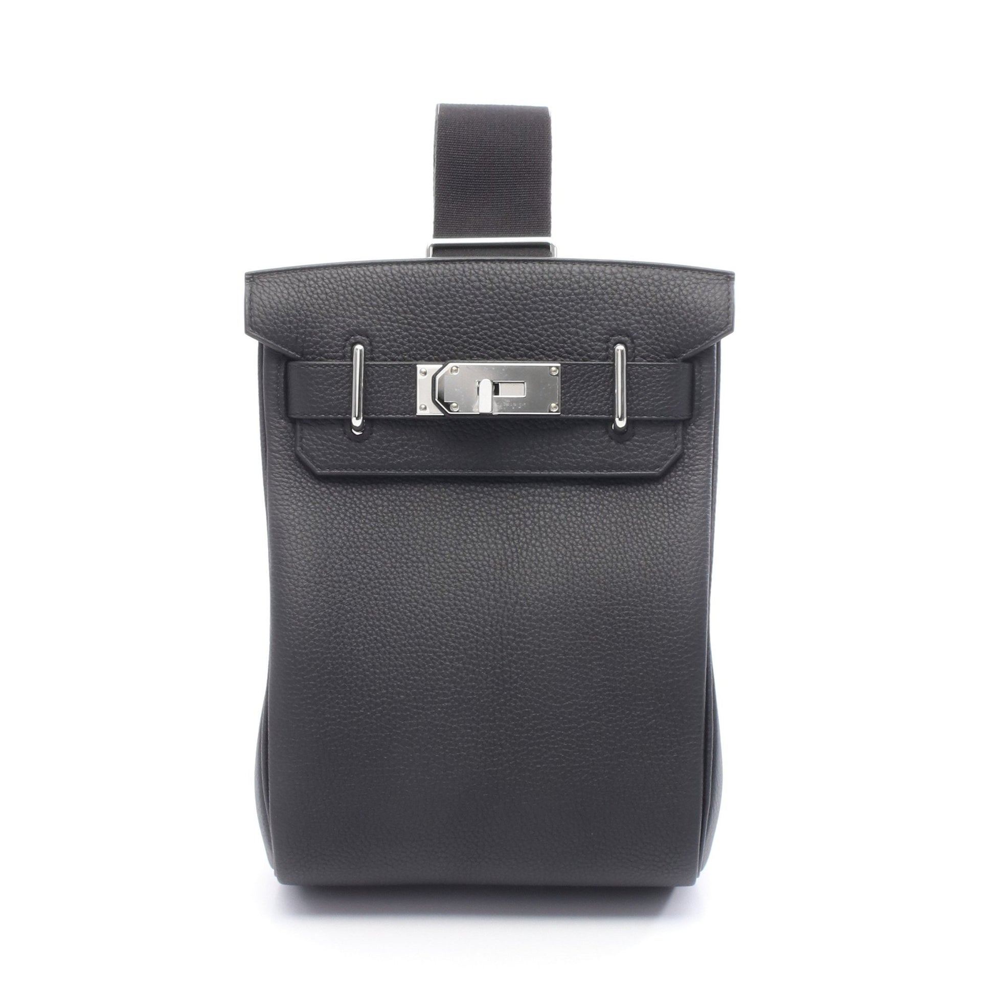 ケリーアッカドPM ボディバッグ トゴ ブラック シルバー金具 B刻印 エルメス バッグ HERMES